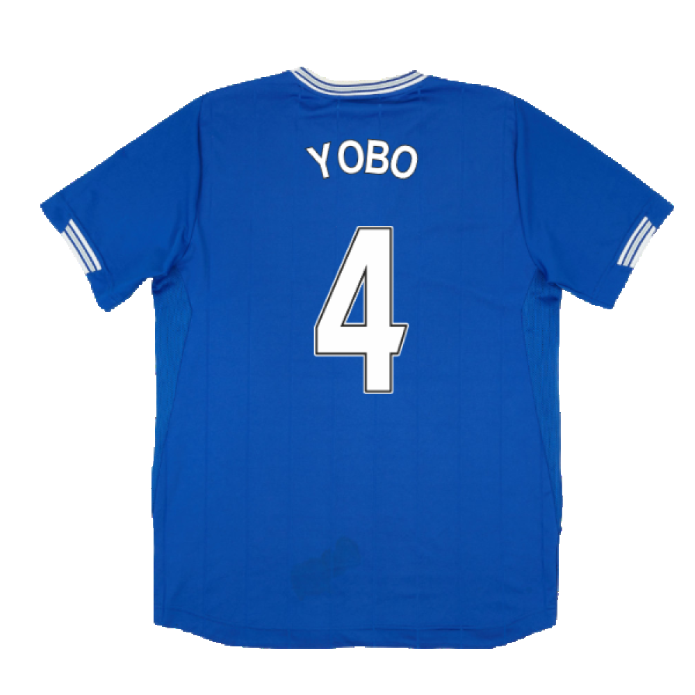 Everton 2009-10 Home Shirt (XL) (Good) (Yobo 4)_1