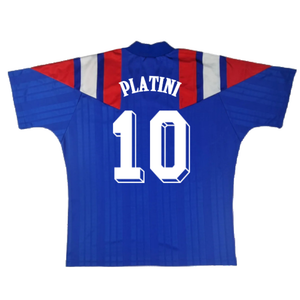 France 1992-94 Home Shirt (S) (Excellent) (PLATINI 10)_1