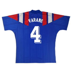 France 1992-94 Home Shirt (L) (Excellent) (VARANE 4)_1