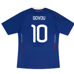 France 2010-11 Home Shirt (L) (Good) (Govou 10)_1