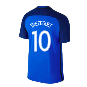 France 2016-17 Home Shirt (L) (Excellent) (TREZEGUET 10)_1