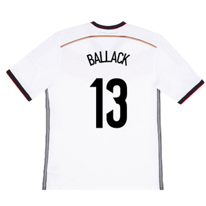 Germany 2014-15 Home Shirt (L) (Good) (Ballack 13)_1