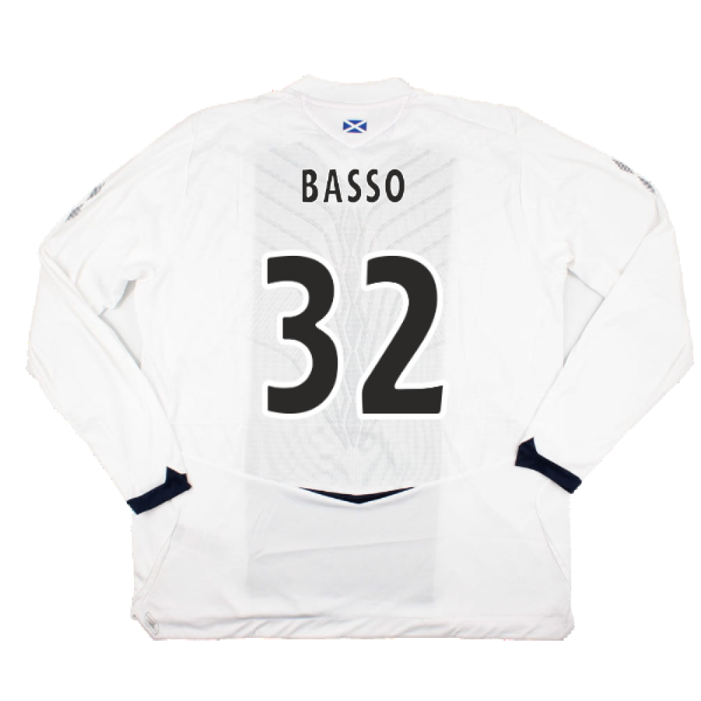 Hearts 2008-09 Long Sleeve Away Shirt (XXL) (Basso 32) (Mint)_1