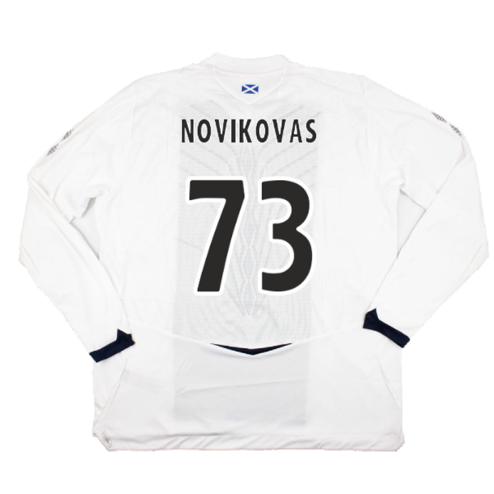 Hearts 2008-09 Long Sleeve Away Shirt (XXL) (Novikovas 73) (Mint)_1