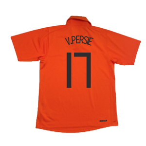 Holland 2006-08 Home Shirt (S) (Excellent) (V.Persie 17)_1