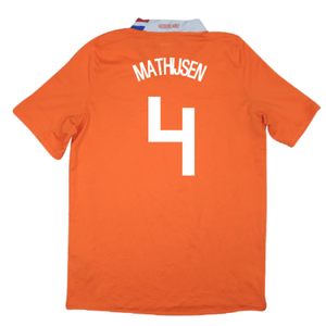 Holland 2008-10 Home Shirt (Very Good) (Mathijsen 4)_1