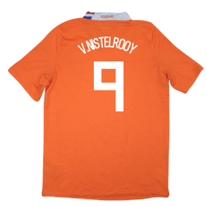 Holland 2008-10 Home Shirt (M) (Excellent) (V.Nistelrooy 9)_1