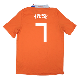 Holland 2008-10 Home Shirt (M) (Excellent) (V.Persie 7)_1