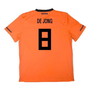 Holland 2010-11 Home Shirt (S) (Excellent) (De Jong 8)_1