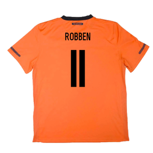 Holland 2010-11 Home Shirt (S) (Excellent) (Robben 11)_1