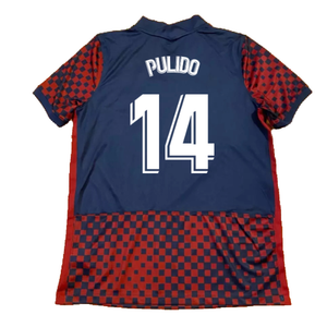 Huesca 2021-22 Home Shirt (Sponsorless) (L) (Pulido 14) (Excellent)_1