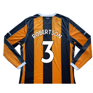 Hull City 2016-17 Long Sleeve Home Shirt (XXL) (Robertson 3) (Excellent)_1