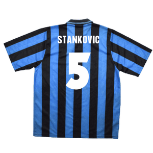 Inter Milan 1991-1992 Home Shirt (L) (Excellent) (STANKOVIC 5)_1