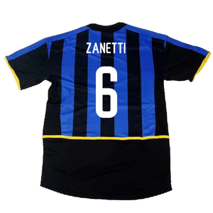 Inter Milan 2002-03 Home Shirt (Very Good) (Zanetti 6)_1