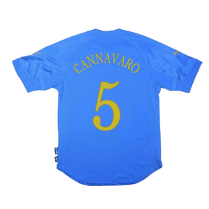 Italy 2004-06 Home Shirt (S) (Good) (Cannavaro 5)_1