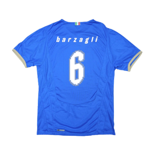 Italy 2008-09 Home Shirt (XL) (Excellent) (Barzagli 6)_1