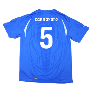 Italy 2010-11 Home Shirt (xl) (Good) (Cannavaro 5)_1