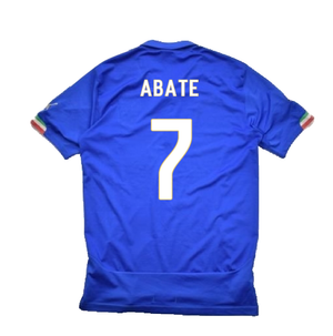 Italy 2014-16 Home Shirt (M) (Good) (Abate 7)_1