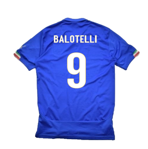 Italy 2014-15 Home Shirt (S) (Fair) (Balotelli 9)_1