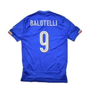 Italy 2014-16 Home (L) (BALOTELLI 9) (Very Good)_1