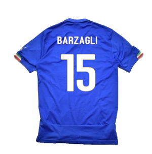 Italy 2014-16 Home Shirt (M) (Very Good) (Barzagli 15)_1