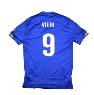 Italy 2014-16 Home Shirt (M) (Good) (Vieri 9)_1