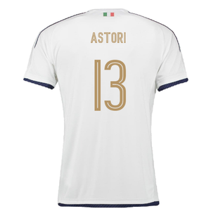 Italy 2016-17 Away Shirt (Excellent) (Astori 13)_1