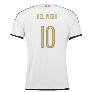 Italy 2016-17 Away Shirt (L) (Very Good) (Del Piero 10)_1