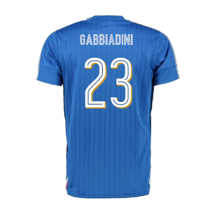 Italy 2016-17 Home Shirt (XLB) (Good) (Gabbiadini 23)_1