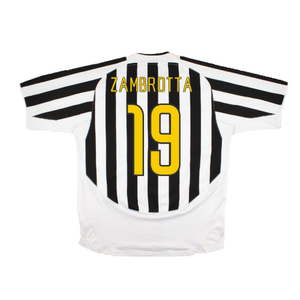 Juventus 2003/2004 Home Shirt (Excellent) (Zambrotta 19)_1