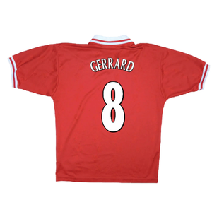 Liverpool 1996-98 Home Shirt (Good) (GERRARD 8)_1