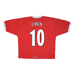 Liverpool 1998-00 Home Shirt (L) (Excellent) (OWEN 10)_1