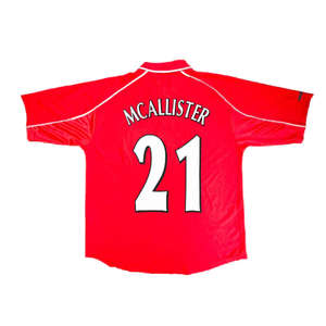 Liverpool 2000-2002 Home Shirt (L) (Excellent) (McAllister 21)_1