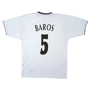 Liverpool 2003-04 Away Shirt (M) (Baros 5) (Very Good)_1