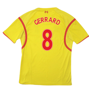 Liverpool 2014-15 Away Shirt (M) (Excellent) (GERRARD 8)_1