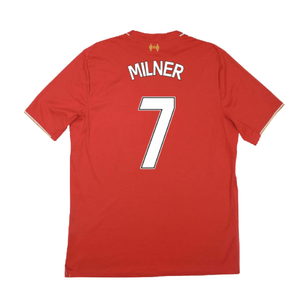 Liverpool 2015-16 Home Shirt (Very Good) (Milner 7)_1