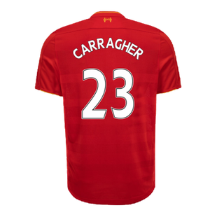 Liverpool 2016-17 Home Shirt (Very Good) (CARRAGHER 23)_1