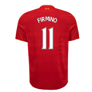 Liverpool 2016-17 Home Shirt (Very Good) (Firmino 11)_1