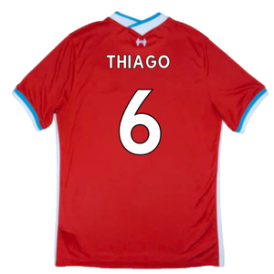 Liverpool 2020-21 Home Shirt (Excellent) (THIAGO 6)_1