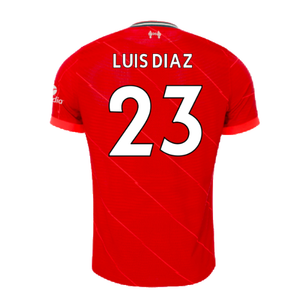 Liverpool 2021-2022 Vapor Home Shirt (Excellent) (LUIS DIAZ 23)_1