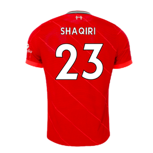 Liverpool 2021-2022 Vapor Home Shirt (Excellent) (SHAQIRI 23)_1