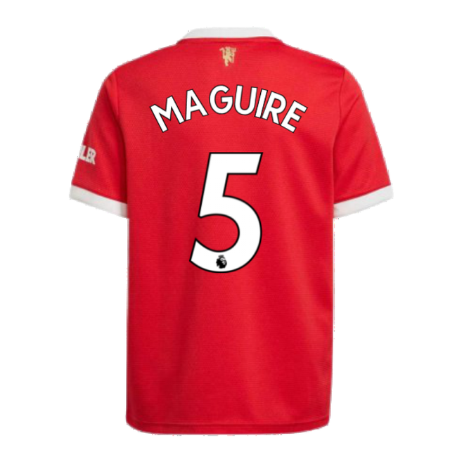 Man Utd 2021-2022 Home Shirt (Kids) (MAGUIRE 5)_2