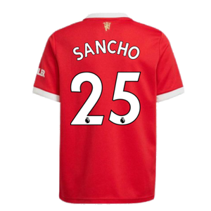 Man Utd 2021-2022 Home Shirt (Kids) (SANCHO 25)_2