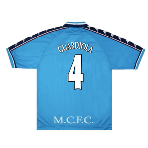 Manchester City 1997-99 Home Shirt (M) (Excellent) (Guardiola 4)_1