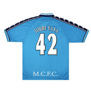 Manchester City 1997-99 Home Shirt (M) (Excellent) (TOURE YAYA 42)_1