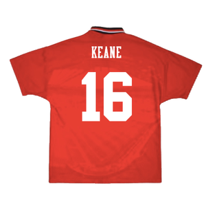 Manchester United 1994-96 Home Shirt (Excellent) (Keane 16)_1