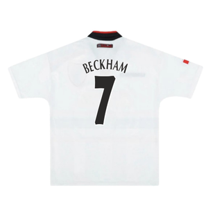 Manchester United 1997-99 Away Shirt (M) (Mint) (Beckham 7)_1