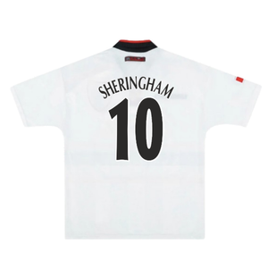 Manchester United 1997-98 Away Shirt (M) (Excellent) (Sheringham 10)_1