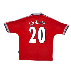 Manchester United 1998-2000 Home (M) (Very Good) (Solskjaer 20)_1