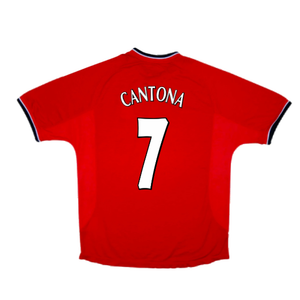 Manchester United 2000-02 Home Shirt (Excellent) (Cantona 7)_1